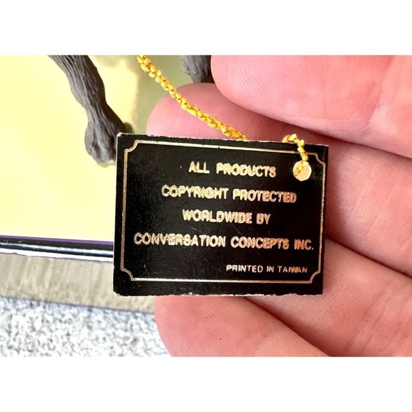 NWT Vintage Chocolate Lab Sculpture Sandicast Life's Attractions Labrador Dogs - Picture 11 of 12